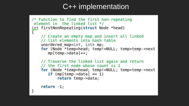 First non-repeating integer in a linked list | GeeksforGeeks смотреть онлайн