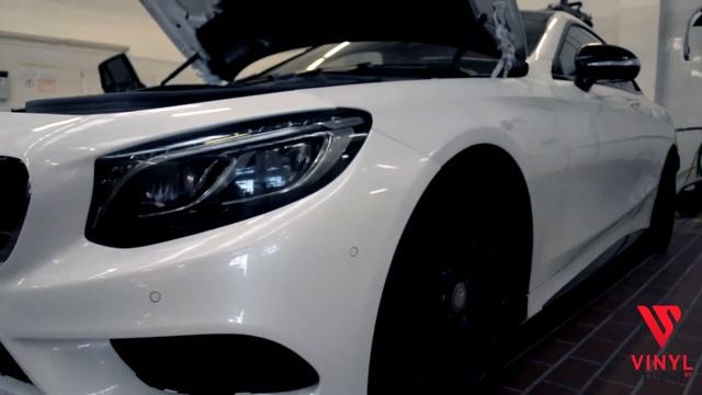 Mercedes S-coupe - оклейка антигравийной плёнкой смотреть онлайн