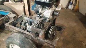 САМОДЕЛЬНЫЙ ТРАКТОР за 8 МИНУТ // Мини трактор для деревни своими руками