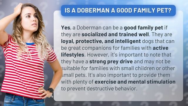 Is a Doberman a good family pet? смотреть онлайн