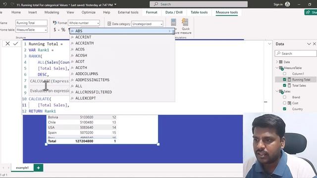 POWER BI | Running Total for Categorical Values смотреть онлайн