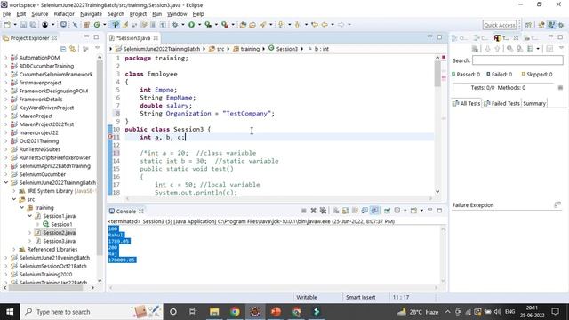 Selenium WebDriver with Java - Online Training June 2022 Batch Session 3 смотреть онлайн