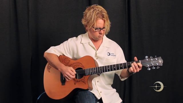 Luna Guitars' Oracle series Tattoo Acoustic/Electric: Product Spotlight смотреть онлайн
