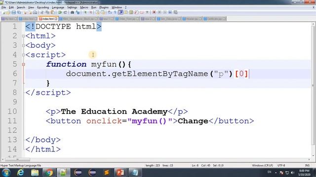 JavaScript Lecture - 72 How To Add CSS Single Property HTML DOM смотреть онлайн