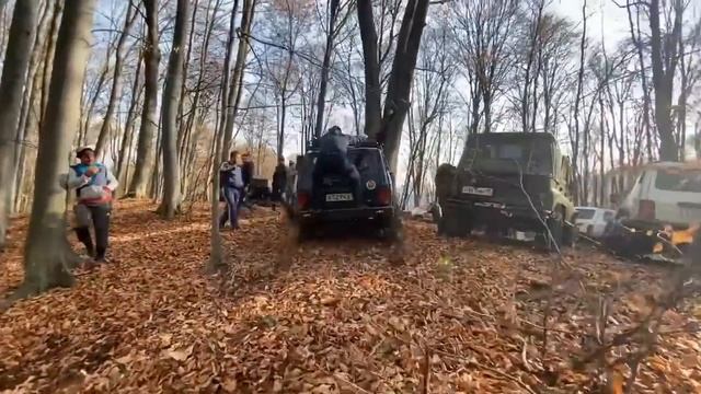 Гелентваген , Чероки , УАЗы, Нивы а так же квадроциклы в лютом бездорожье смотреть онлайн