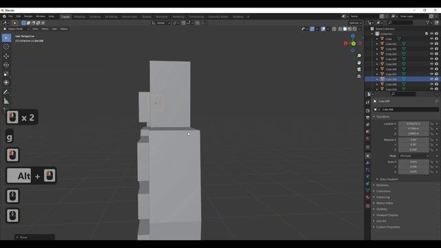 Моделирование в Blender (Видеоурок 2) смотреть онлайн