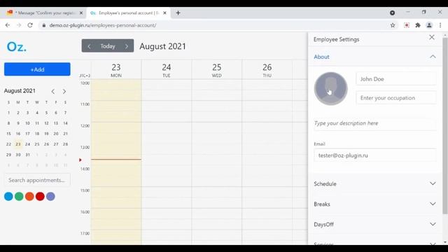 How Staff Can Register In Your Appointment Booking System On Wordpress смотреть онлайн