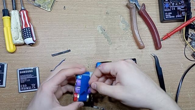 сборка li-ion батареи из одноразок смотреть онлайн