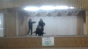 танец на 23 февраля в школе №11 (7В класс)