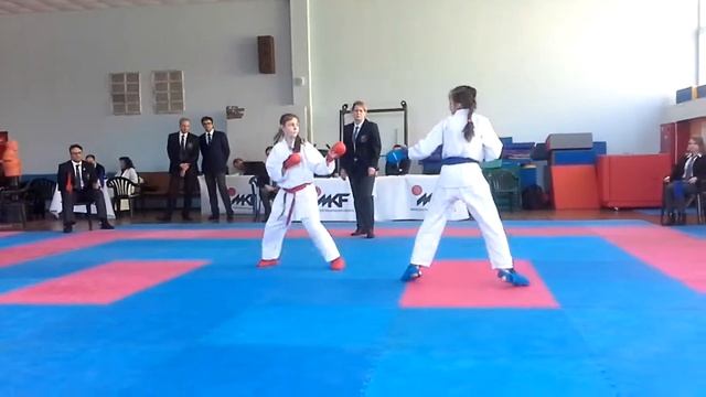 Бой за 3-е место Аксючиц Анастасия 4-й этап Минской Городской Лиги Каратэ 24.03.2019 смотреть онлайн