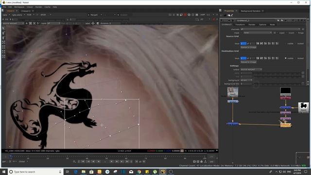 NUKE : How to add tattoo using Smart Vector and Vector Distort Node[Hindi] class 14 смотреть онлайн