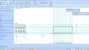 Чертеж фасада в NanoCAD СПДС