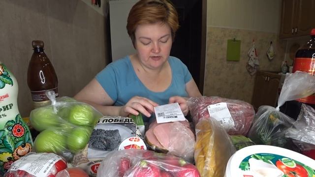 Все вкусненькое МУЖУ! Что будем ГОТОВИТЬ? Закупка продуктов на 3600 рублей смотреть онлайн
