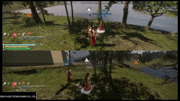 ps4 Dynasty Warriors 9 co-op start demonstration 5/7/2021 splitscreen