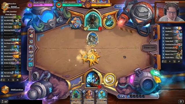 Nerfed Even Shaman is still good in Legend! (Hearthstone Rastakhan deck guide) смотреть онлайн