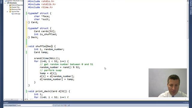 Intro to C Programming - Structures and Enumeration Program смотреть онлайн