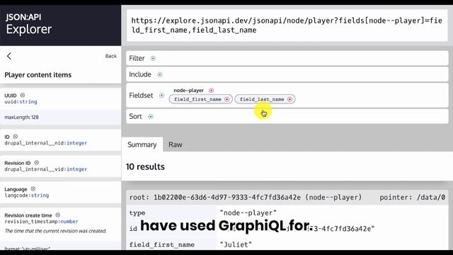 A demo of Drupal 8's JSON:API explorer смотреть онлайн