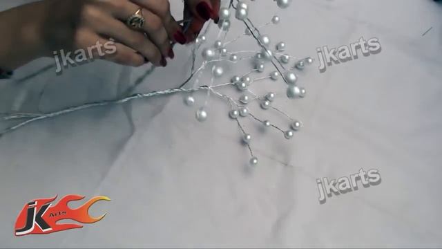 DIY Pearl Wire Tree | How to make | JK Arts 174 смотреть онлайн