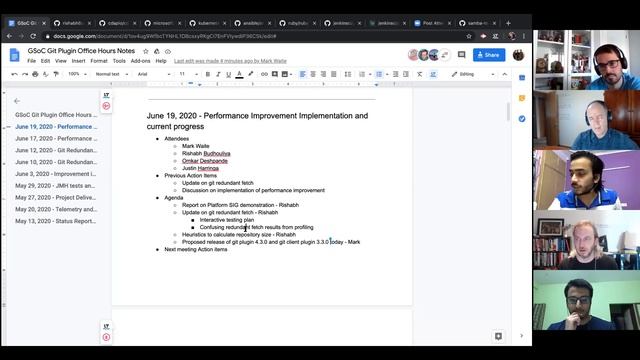 2020 06 19 GSoC Git Plugin Performance Project смотреть онлайн