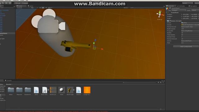 Unity3d FPS tutorial #1(shooting w/ ammo,bullet de смотреть онлайн