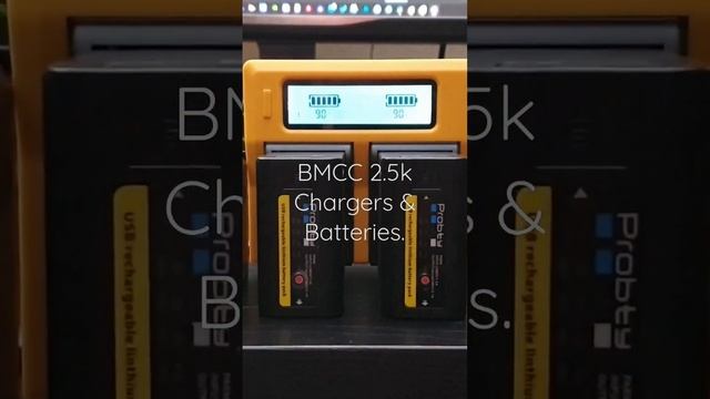 BMCC 2.5k Batteries and Chargers. смотреть онлайн