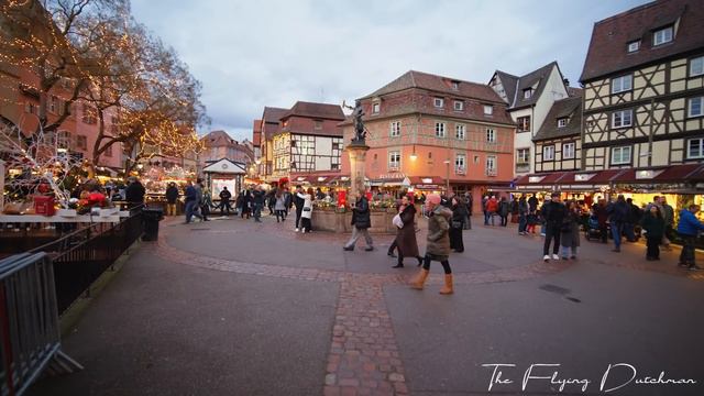 COLMAR FRANCE 🇫🇷 The Most Magical Fairy Tale Christmas Experience 🎄 In Alsace France ( music ) 4K смотреть онлайн
