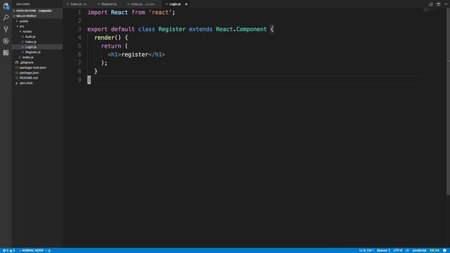 Create React App Register Form Tutorial смотреть онлайн