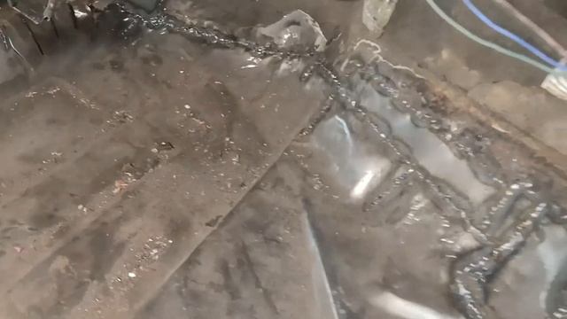 Переварка днища ваз 2114. Полное восстановление пола, переварка задней арки. смотреть онлайн