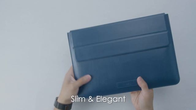 Unbox - INVZI Leather Sleeve Case with Stand for MacBook
