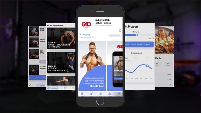 SixForty App - Total Body Home Workout | Rob Riches смотреть онлайн