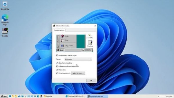 RetroBar - Bringing the Windows XP Taskbar to Windows 11! (Overview & Demo)
