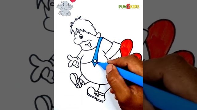 How to draw a karlson? как нарисовать карлсон? Karlsonni rasmi qanday chiziladi? смотреть онлайн