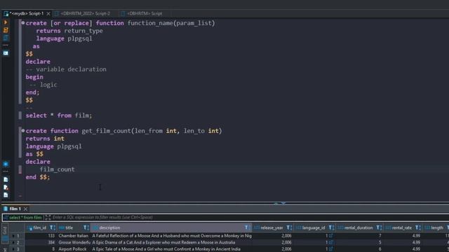 POSTGRESQL TUTORIAL #80 CREATE FUNCTION смотреть онлайн