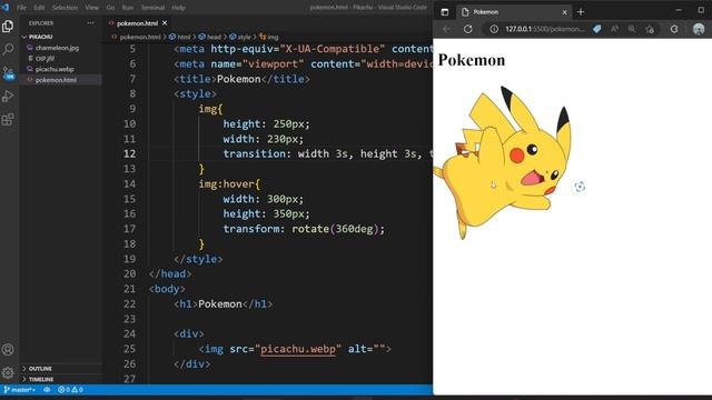 Creating a Pokémon's Rotation using raw CSS | CSS Transition ♻️ смотреть онлайн