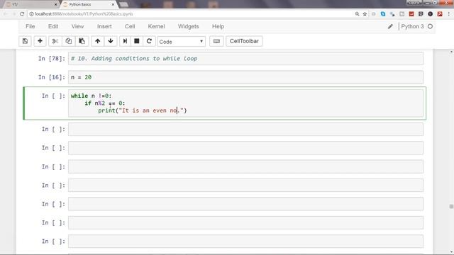 Python 3 Programming Tutorial 2 - Loops - How to add conditions to while loop смотреть онлайн