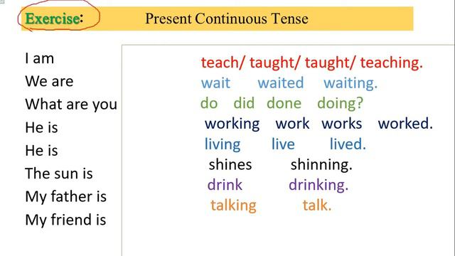 सीखें Present Continuous Tense with Examples | Present Progressive Tense | Learn English 2022 смотреть онлайн