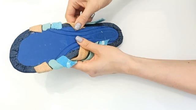 Стильные босоножки из дешевых шлёпок смотреть онлайн