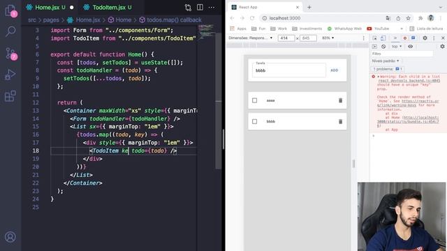 Criando uma To Do List com React.JS смотреть онлайн