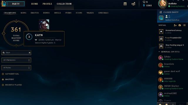 Need only 1 Mastery Point for Mastery LvL 4 Kayn смотреть онлайн