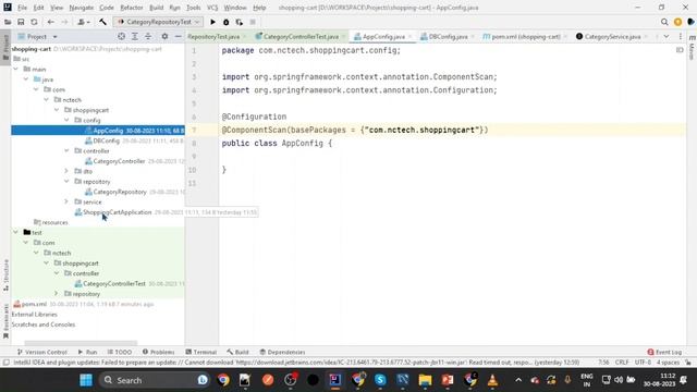 Integrating Spring Context in Core Java Application with Layered Architecture & JUnit Jupiter смотреть онлайн