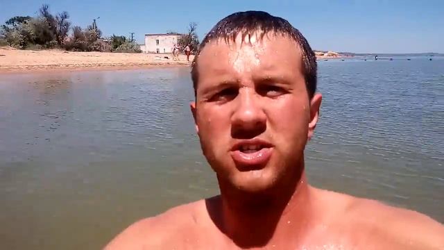 Гор.пляж сам себя снимаю в море! вода чистая,теплая! суупер,29 мая 17г. смотреть онлайн