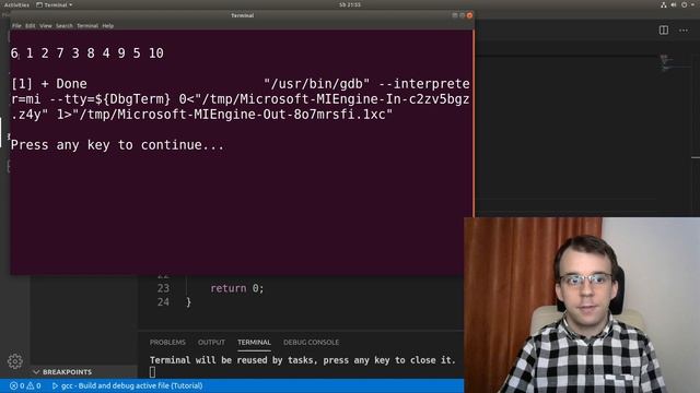 Waiting for processes to finish (using the wait function) in C смотреть онлайн