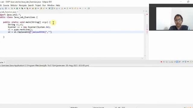 Remove all vowels from a string in Java смотреть онлайн