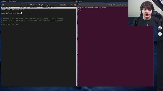 git: commit message pro tip (beginner - intermediate) anthony explains #095 смотреть онлайн