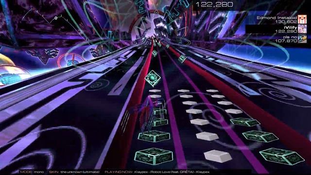 Audiosurf 2 Gameplay: Klaypex ft. GRÉTA - Robot Love смотреть онлайн