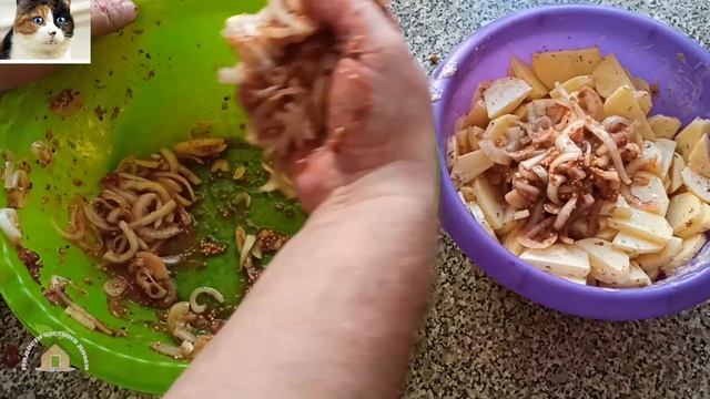 Птица в Духовке. Курица Бройлер целиком в фольге с картошкой в кетчупе смотреть онлайн