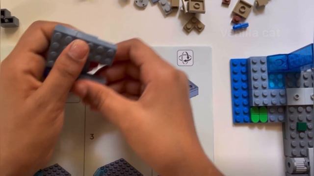 lego Minecraft Skeleton Dungeon🪻(unboxing + building process) | relaxing music and asmr смотреть онлайн