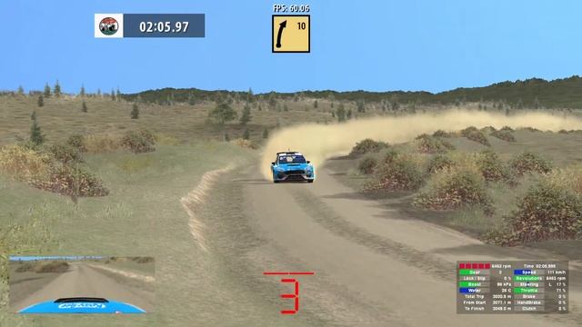 RBR: Ford Fiesta Rally2 @ Greenhills - 04:11.915 смотреть онлайн