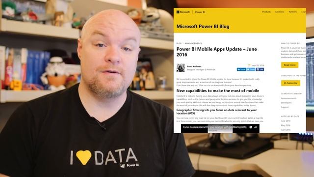 Analysis Services, Power BI tips and mobile - Roundup #51 смотреть онлайн