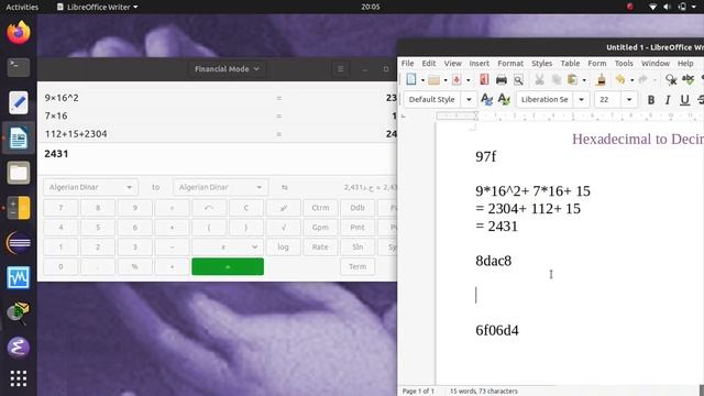 Convert Hexadecimal to Decimal смотреть онлайн